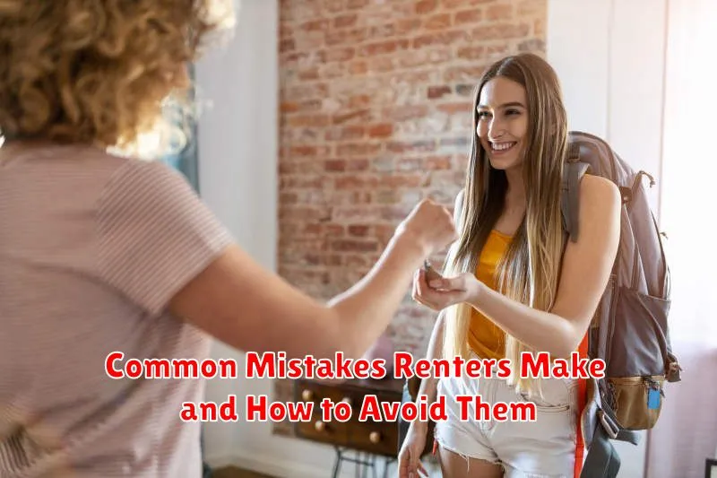 Common Mistakes Renters Make and How to Avoid Them