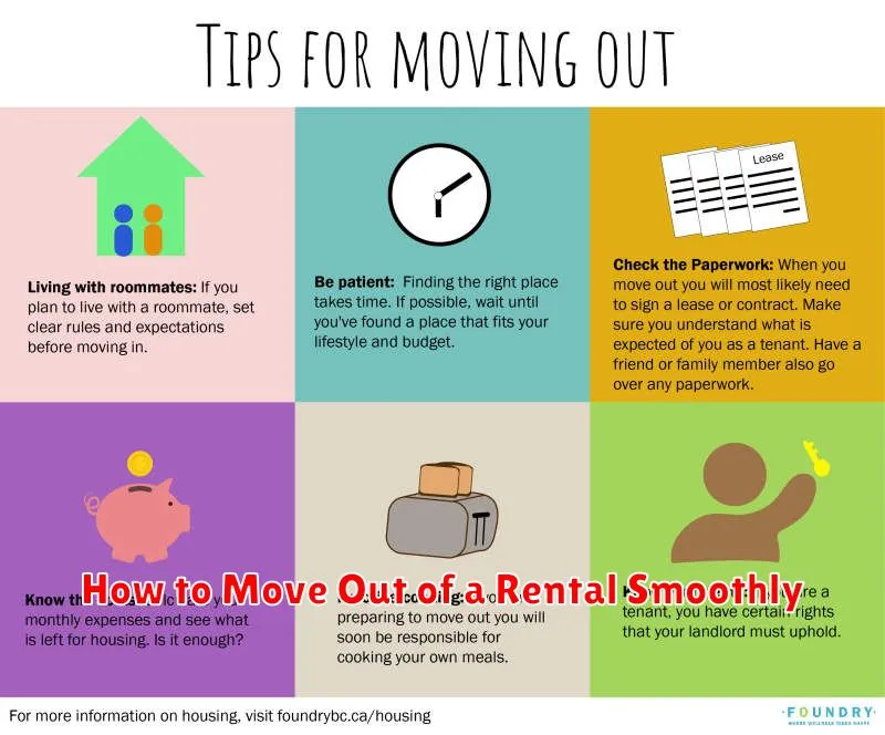 How to Move Out of a Rental Smoothly